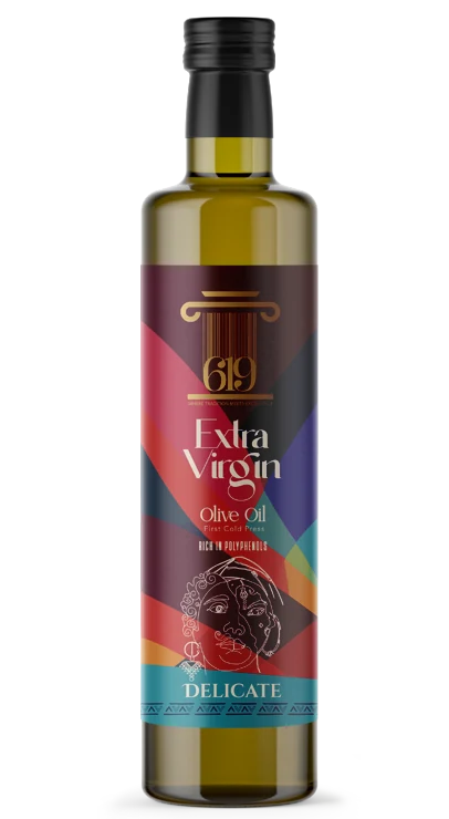 619 Extra Virgin Olive Oil Delicate bottle