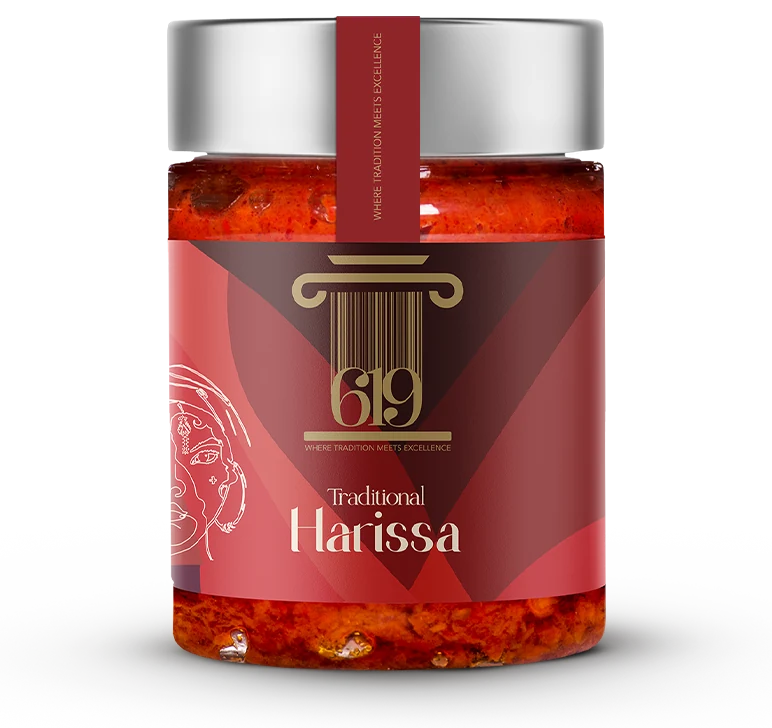 619 traditional harissa jar